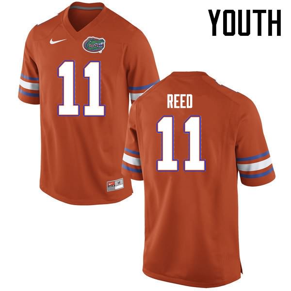 Youth NCAA Florida Gators Jordan Reed #11 Stitched Authentic Nike Orange College Football Jersey FSX1765ZC